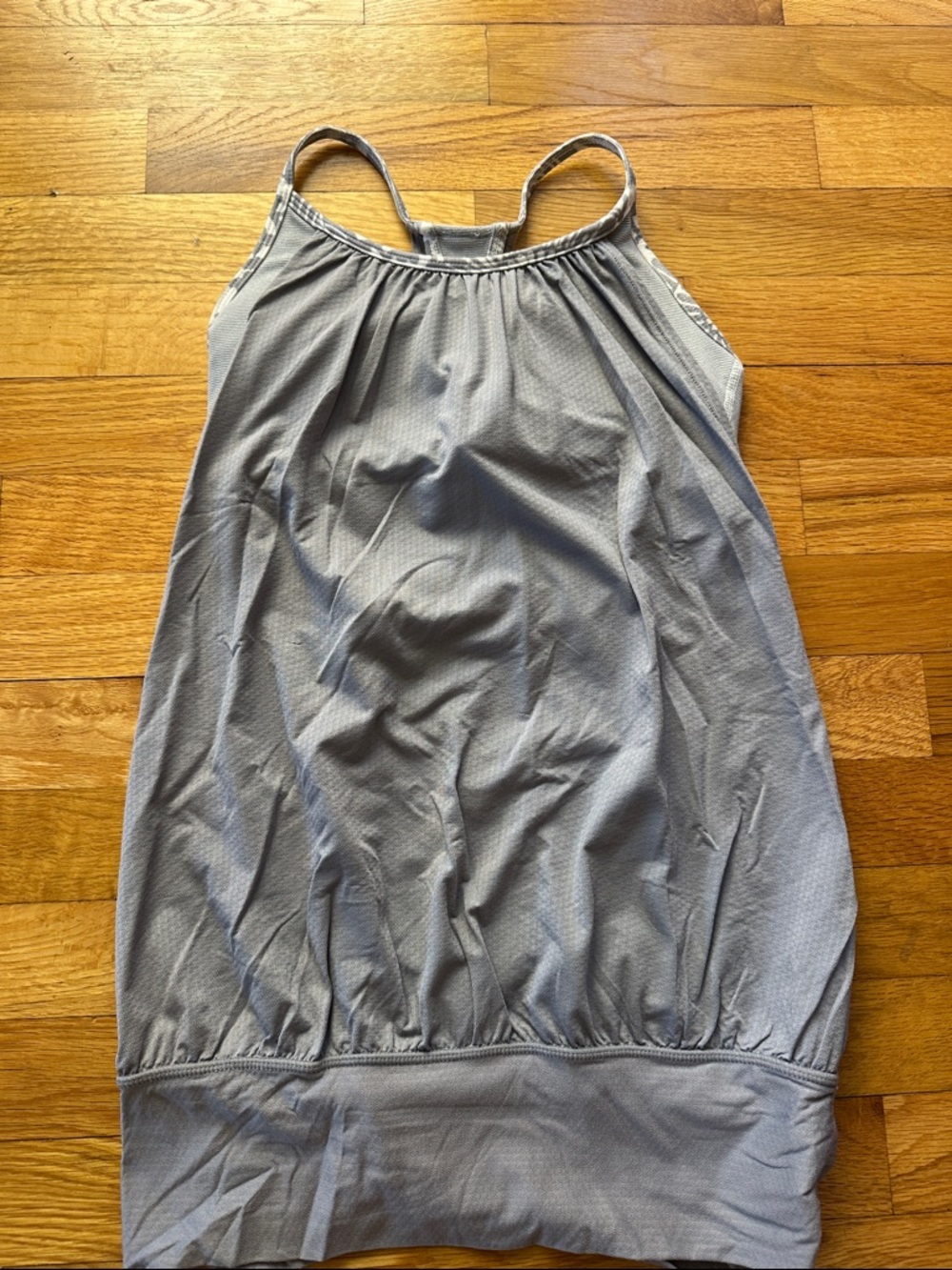 lululemon athletica Light Gray Strappy Tank